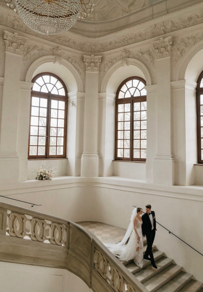 Treppen Schloss Dachau